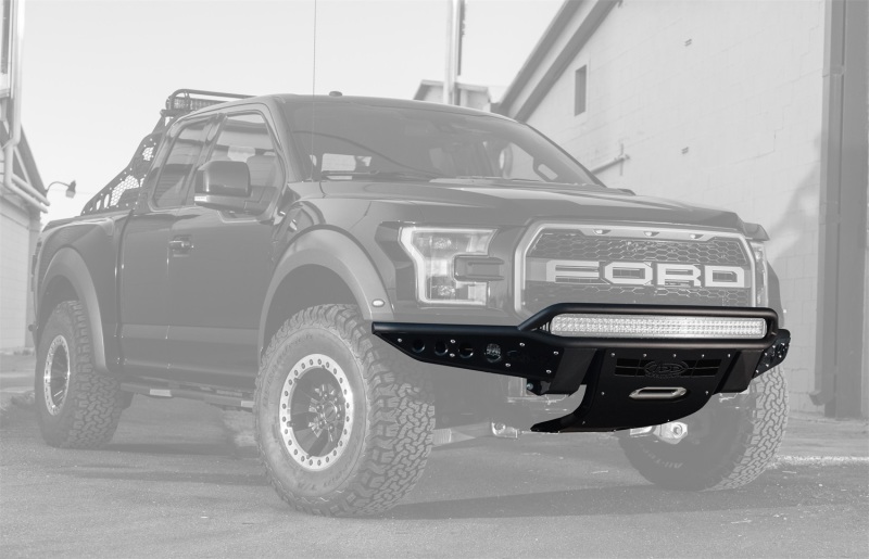 Ford F-150 Raptor Front Bumper - Addictive Desert Designs - Stealth R - Hammer Black - `17-`18